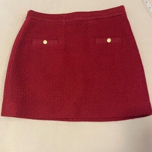 Club Monaco skirt red size 0